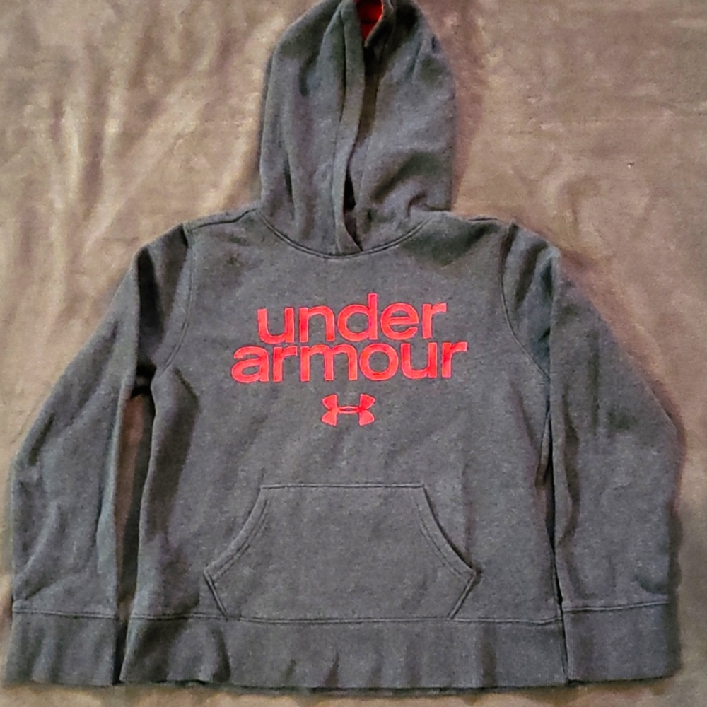 Under Armour gray girls youth large sweatshirt